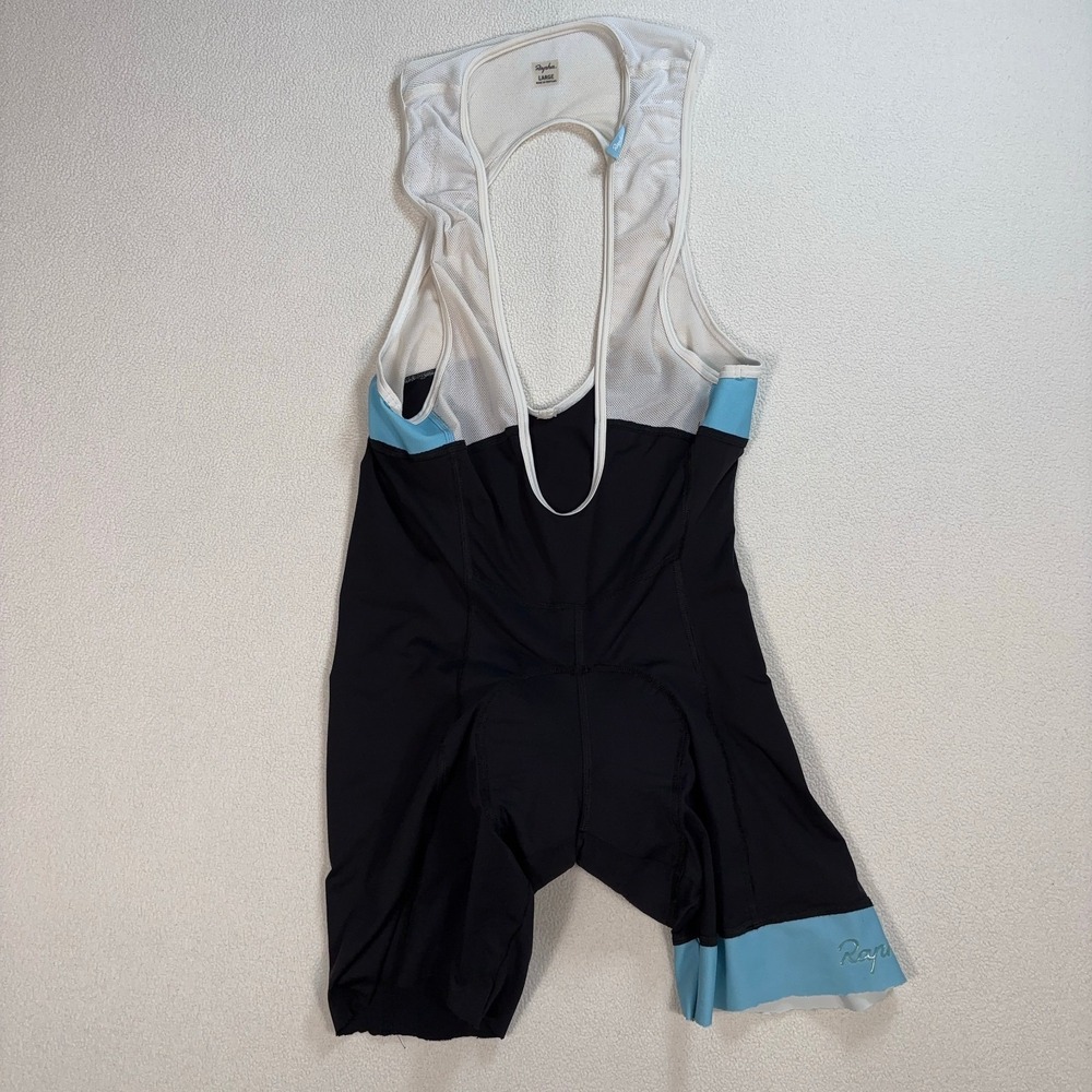 Rapha Lightweight Padded Bib Shorts Men's‎ L Black Stretch Cycling